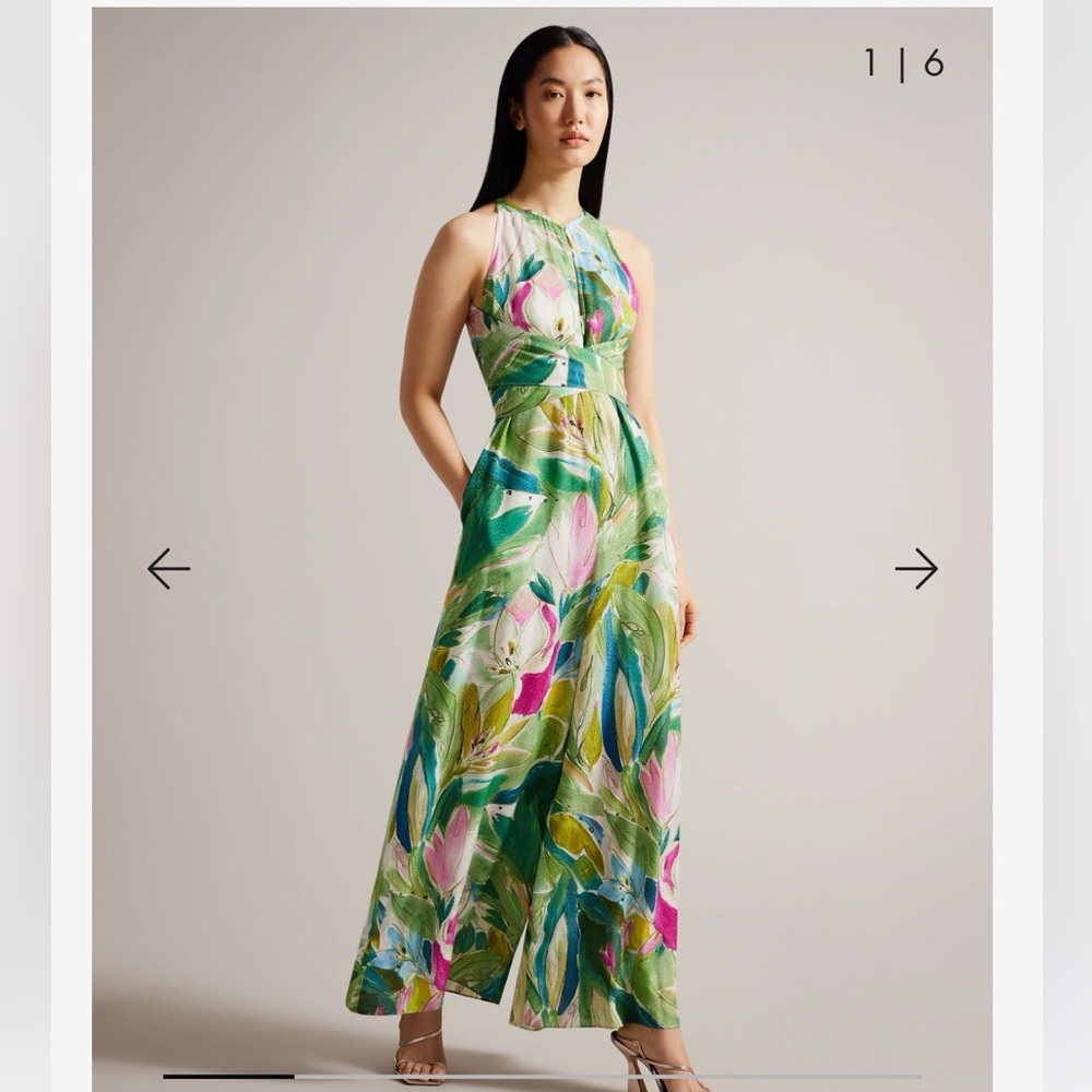 Floral Multicolor Maxi Dress